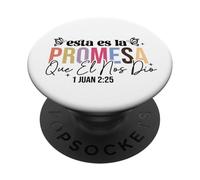 Esta es la promesa que él nos dio: la vida eterna. PopSockets Adhesive PopGrip