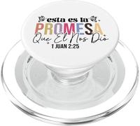 Esta es la promesa que él nos dio: la vida eterna. PopSockets PopGrip for MagSafe