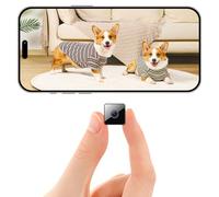 ESTABA Hidden Camera - Spy Camera, HD Video, WiFi Wireless Mini Camera, Indoor Camera for Home Security, Small Nanny Cam with Night Vision and Motion-Activated Alerts, Baby and Pet Camera