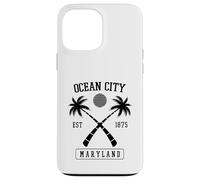 Established 1875 Ocean City Maryland Retro Palm Tree Case for iPhone 13 Pro Max