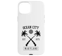 Established 1875 Ocean City Maryland Retro Palm Tree Case for iPhone 15 Plus