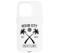 Established 1875 Ocean City Maryland Retro Palm Tree Case for iPhone 15 Pro