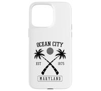 Established 1875 Ocean City Maryland Retro Palm Tree Case for iPhone 15 Pro Max