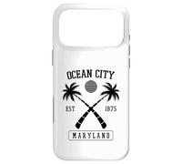 Established 1875 Ocean City Maryland Retro Palm Tree Case for iPhone 17 Pro Max