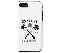 Established 1875 Ocean City Maryland Retro Palm Tree Case for iPhone SE (2020) / 7/8