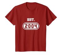 Established 2004 | Funny Birthday Born in 2004 T-Shirt