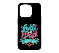 Established by Love Lolli and Pop Grandmother Grandfather Case for iPhone 15 Pro