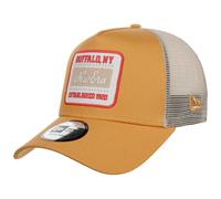 New Era Established Patch Trucker CapEra Women/Men/Snapback - Curved Brim Cap Baseball Snapback, with Peak, Peak Spring-Summer Summer - One Size Grey-Yellow