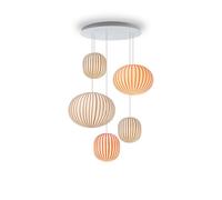 Established & Sons FILIGRANA LIGHT C5 Cluster Pendant Ø60 Multicolored