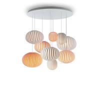 Established & Sons FILIGRANA LIGHT C9 Cloud Pendant Ø100 Multicolored