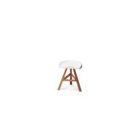 Established & Sons Heidi Dining Chair H50 Glossy White/Ash