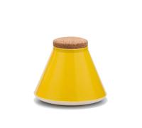 Established & Sons Large Jar H18 Glossy Yellow/ Matt White