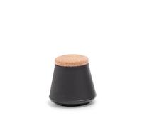 Established & Sons Store Jar H14 Matt Black/ Glossy Black