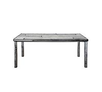 Established & Sons Wrongwoods Dining Table 90x200 White/ Black