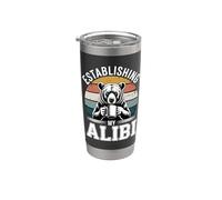 Establishing My Alibi Bear Mornings Stainless Steel Insulated Tumbler
