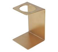 Estación de soporte para gotero de café, soporte para gotero de café de acero inoxidable, para el hogar, viajes, camping, senderismo, verter sobre café, portátil (Gold)