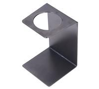 Estación de soporte para gotero de café, soporte para gotero de café de acero inoxidable, para el hogar, viajes, camping, senderismo, verter sobre café, portátil (Black)