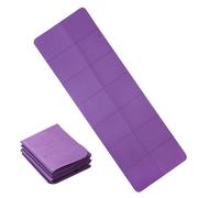 Estadeyoga Foldable - Portable Non-Slip Exercise Mat Thickened and Widened Double-Sided Exercise Mat | Lightweight TPE Material, Silent Moisture Proof Design with