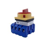 ESTAOUAK 80A Load Disconnect Isolator Switch LW30-80/4P Main Control electronic starter Power Supply Cut Off Three-Phase Four Wire