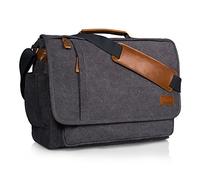 Estarer 17.3 Inch Laptop Bag Mens Messenger Shoulder Bag for Work Office