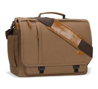 Estarer Laptop Bag 17.3 Inch Mens Large Messenger Shoulder Bag Water Resistant Satchel Briefcase for Work Office