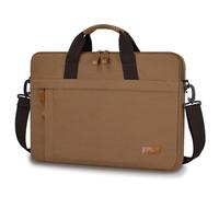 Estarer Laptop Bag Case 17-17.3 Inch Mens Computer Bag Messenger Work Shoulder Bag for HP/Asus/Dell/Acer/Lenovo (Brown, 17-17.3 Inch)