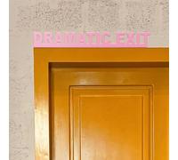 ESTART Dramatic Exit Door Topper Door Frame Signs Minimalist Home Metal Frame Decoration Party Table Decor Props Gift for Wall Window DIY Craft Halloween (Pink