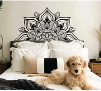 ESTART Large Metal Mandala Wall Art, Unique Lotus Flower Wall Decor Artwork