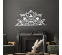 ESTART Large Metal Mandala Wall Decor, Unique Lotus Flower Wall Art