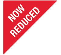 Estate Agent Stickers - Pack of 50 Red 67 x 67 x 94mm Triangles Removable Adhesive Coloured Sticky Labels Self Adhesive Easy Peel Labels Stickers Sticky Paper - Now Reduced