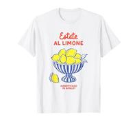 Estate Al Limone Vintage Amalfi Lemons Bowl Italian Summer T-Shirt