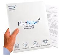Estate Planning Kit Includes Testament, POA, Living Will and Medical POA and Detailed Instructions