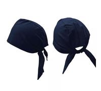 Estationeryhouse Indian Sikh Punjabi Patka Headwear, Cotton Biker Skull Cap, Bandana Hair Wrap Cotton with Tie Back Strings (UK, Alpha, One Size, Navy Blue)