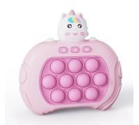 Estationeryhouse Pop Game Sensory Fidget Toys for Kids, Light Up Fidget Popper Handheld Game, Push Bubble Pattern Popping Game, Unisex, Ages 3+