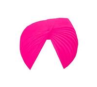 Estationeryhouse Traditional Punjabi Sikh Turban Pagg, Dastar Full Voile Sardarji Patka Headcover 5 meters (Hot Pink)