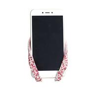 estbling Luxury Fashionable Convenient Bling Rhinestone Crystal Car Dash Air Vent Slip-On ADJUSTABLE Phone Holder for Easy View GPS Screen (Pink M holder)
