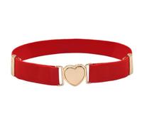 ESTCNK Children Waist Belt Fashion Elastic Waistband Little Girls Waist Shaping Belts, Red, As detailed description