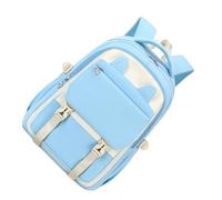 ESTCNK Elementary School Bag, Laptop Backpack for Girls, Bookbag with Large Storage Space, Blue, Blue