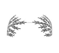 ESTCNK Fashion Rhinestones Flower Headband Wedding Dress Hairband Women Stage Hairhoop