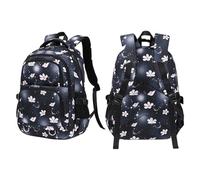 ESTCNK High School Bag, Student Bookbag, Large Capacity, Laptop Backpack, Backpacks, Suitable for School and Travel, Outdoor, Black
