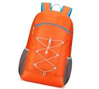 ESTCNK Man Women Travel Backpack Large Capacity Hiking Backpack Teenager Casual Daypacks Foldable Backpack For Outdoor Running, Orange, orange