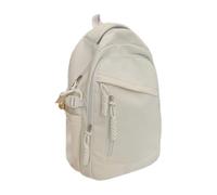 ESTCNK Practical high school backpack for teenagers, enough space for books and laptop, White