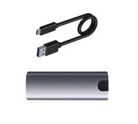 ESTCNK Solid Drives Aluminum Solid Drives NVME to USB 3.1 TypeC Enclosure Adapter Solid Disk for 2230/2242/2260/2280