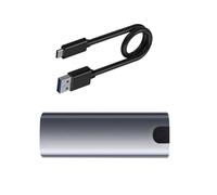 ESTCNK Solid Drives Aluminum Solid Drives NVME to USB 3.1 TypeC Enclosure Adapter Solid Disk for 2230/2242/2260/2280