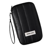 ESTCNK Waterproof Card Holder Simple Wallet Stylish Coin Purse Card Case Portable Change Purse Card Storage Bag for Daily, Black