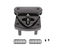 ESTDKMNOS Closures Metal Bag Turn Lock Clasp, Metal Twist Lock Clasp Hardware Accessory for DIY Handbags Multicolor 3.5x3x3cm(Qb)