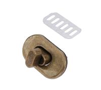 ESTDKMNOS Closures Metal Bag Turn Lock Clasp, Twist Lock Clasp for Bags Multicolor 3 Pcs(D)