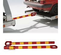 ESTDKMNOS Heavy Safety Tow Bar, Tow Bar Red Yellow 3-50 tons(Load 30 ton)