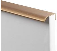 ESTDKMNOS Hidden Kitchen Cupboard Edge Pulls， Cabinet Handles Gold Aluminum Alloy 2 Pcs 80-500mm(Length 300mm)