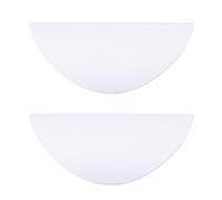 ESTDKMNOS Hidden Kitchen Cupboard Edge Pulls， Edge Finger Pull 2pc Multicolor Self-Adhesive Invisible Drawer Knobs Sliding Glass Door ABS(White)